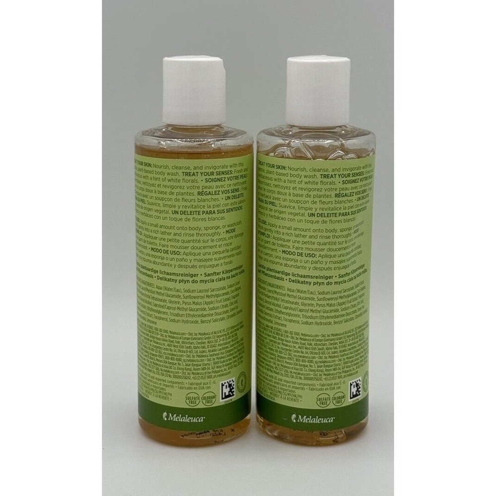 Melaleuca Affinia Bergamot Green Tea Body Cleanser Set of 2 Plant Based 8 Oz - Picture 3 of 6